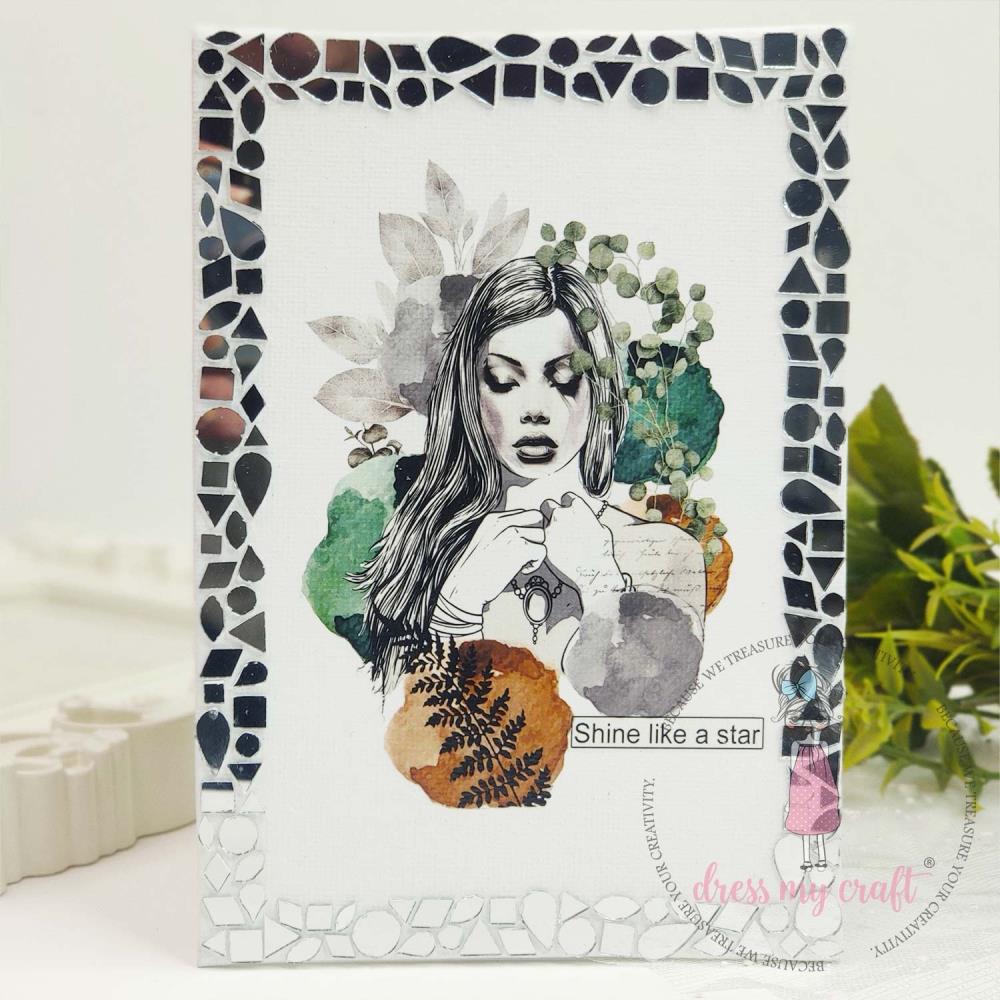 Dress My Craft Mini Transfer Me Sheet 4X6 - Beauty With Peace