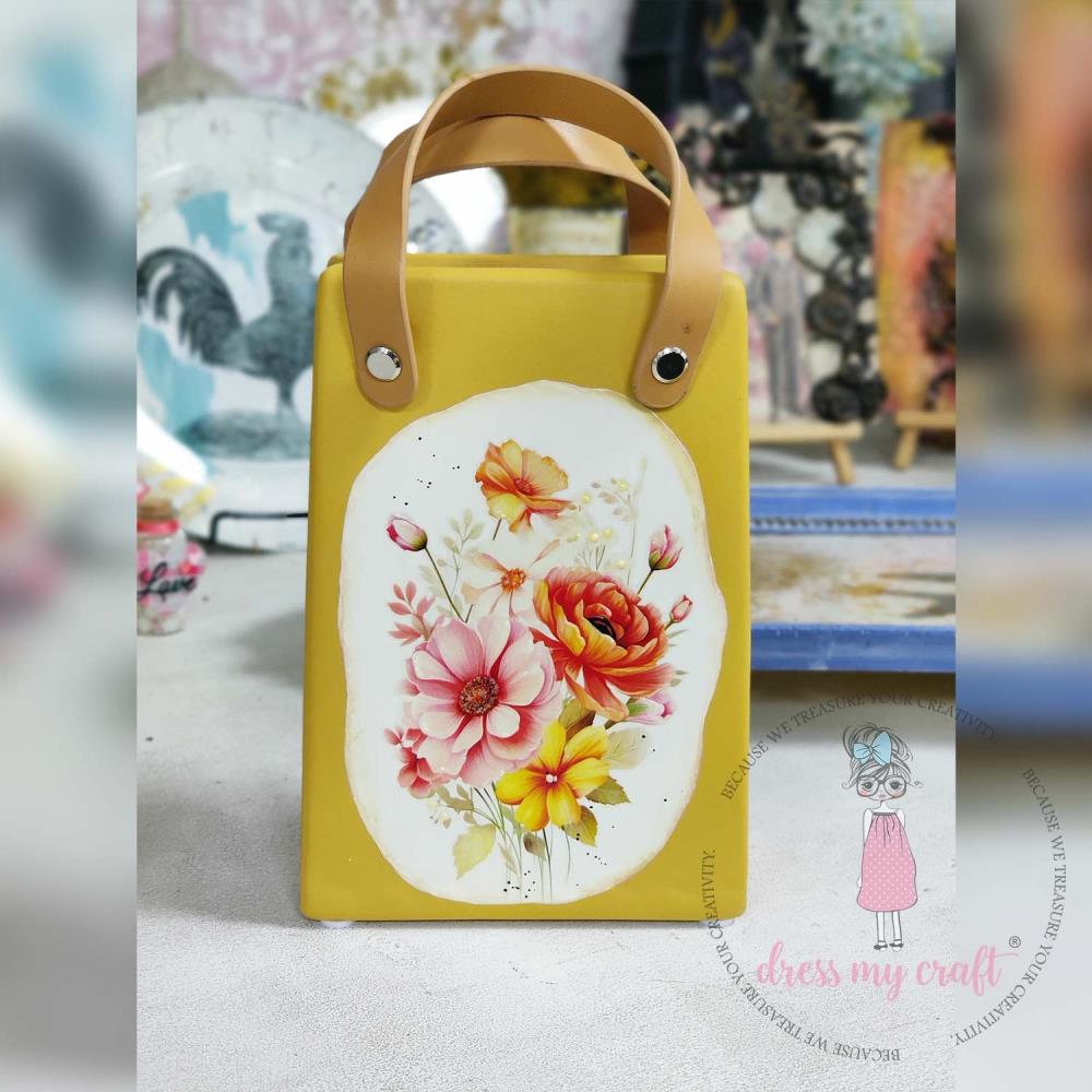 Dress My Craft Mini Transfer Me Sheet 4X6 - Language Of Flowers