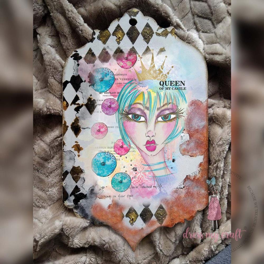 Dress My Craft Mini Transfer Me Sheet 4X6 - Dreamy Eyes