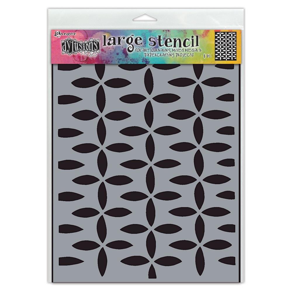 Dyan Reaveleys Dylusions Stencils 9x12 - Retro Grid