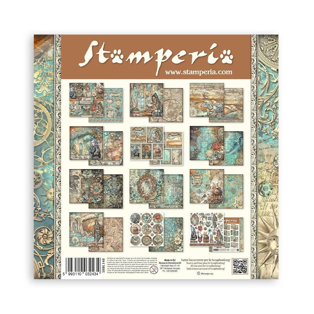 Stamperia Double-Sided Paper Pad 12x12 - Sir Vagabond In Fantasy World