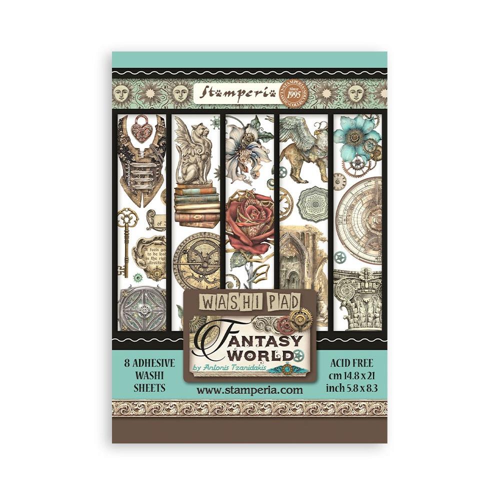 Stamperia Washi Pad A5 - Sir Vagabond In Fantasy World