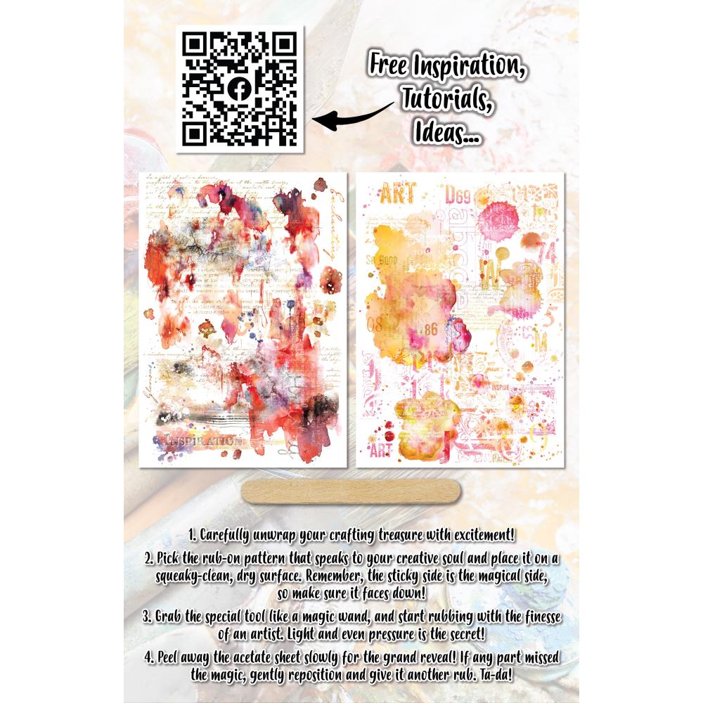 AALL And Create A5 Rub-Ons - Red Red Wine