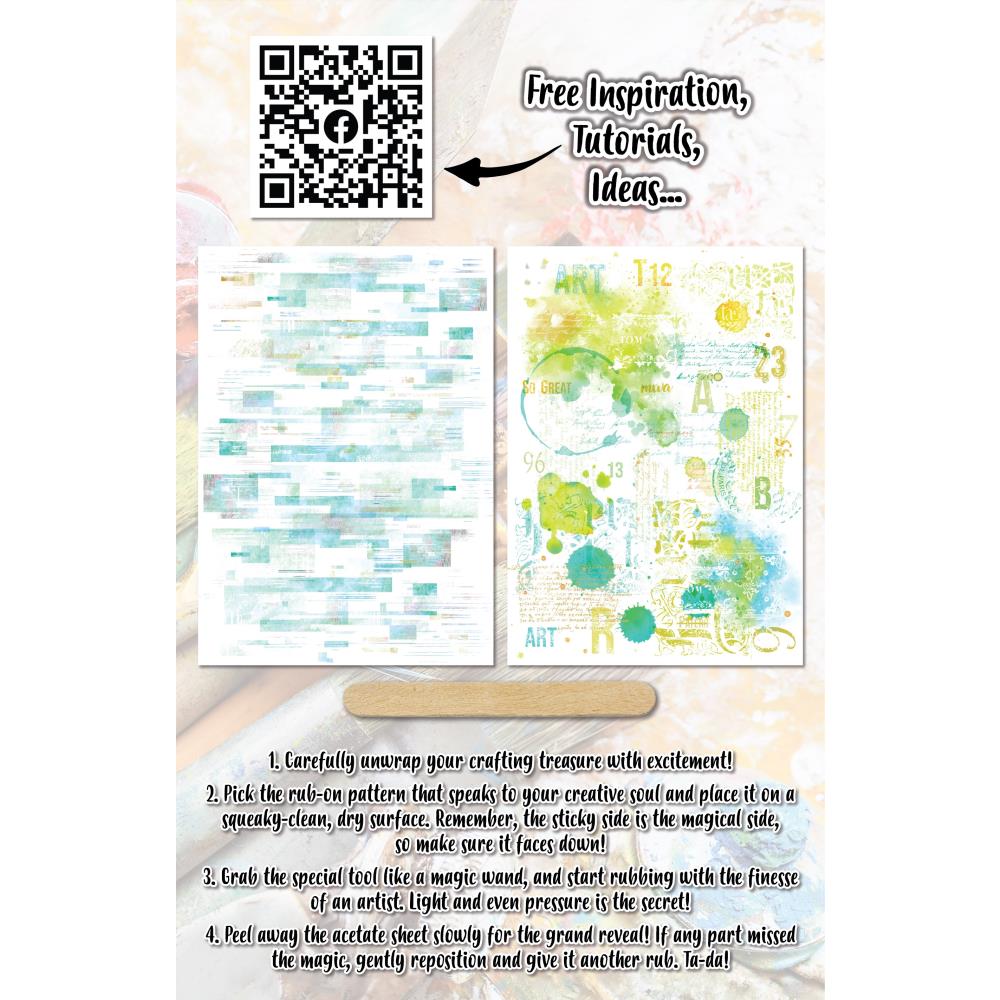 AALL And Create A5 Rub-Ons - Greeny Meanies