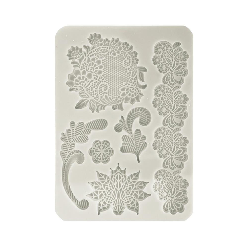 Stamperia Silicone Mould A5 - Brocante Antiques Laces