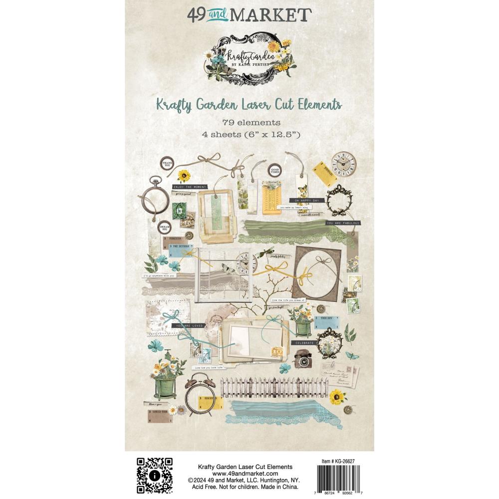 49 And Market Laser Cut Outs - Elements Krafty Garden