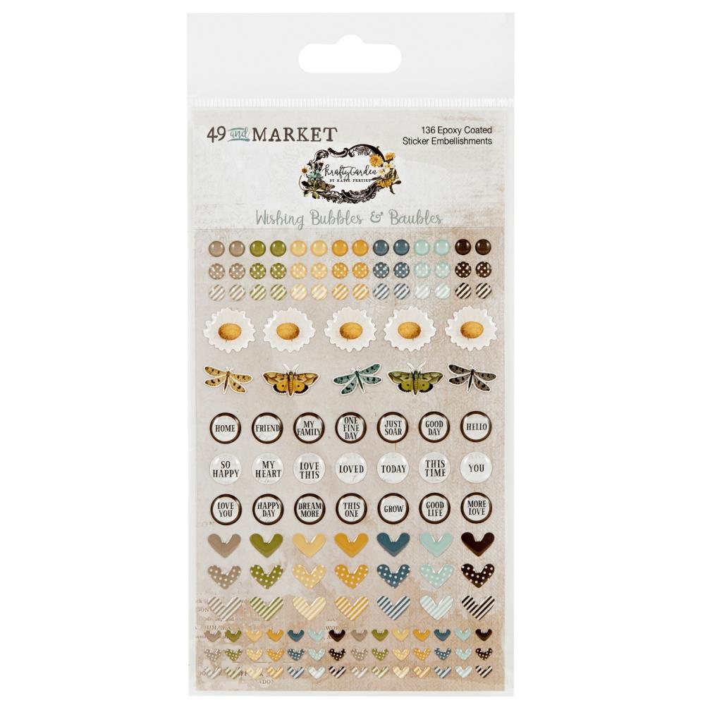 49 And Market Epoxy Stickers - Wishing Bubble Krafty Garden