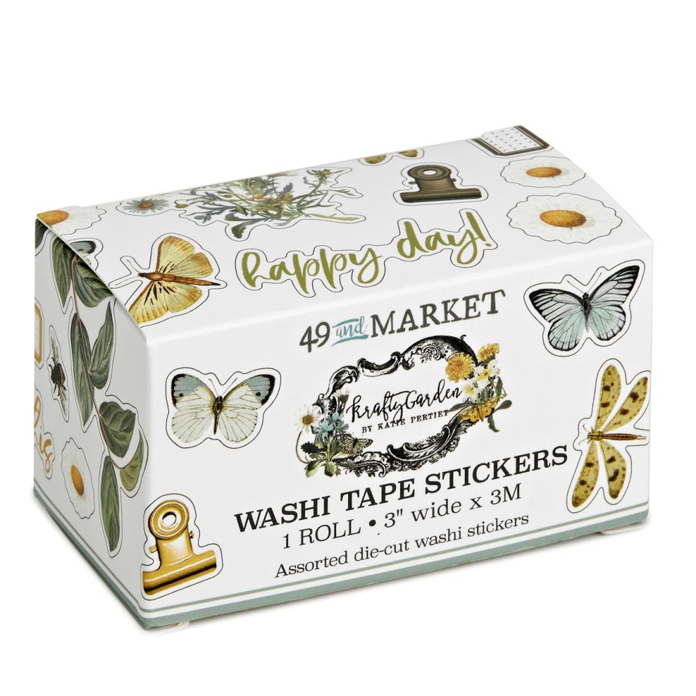 49 And Market Washi Sticker Roll - Krafty Garden