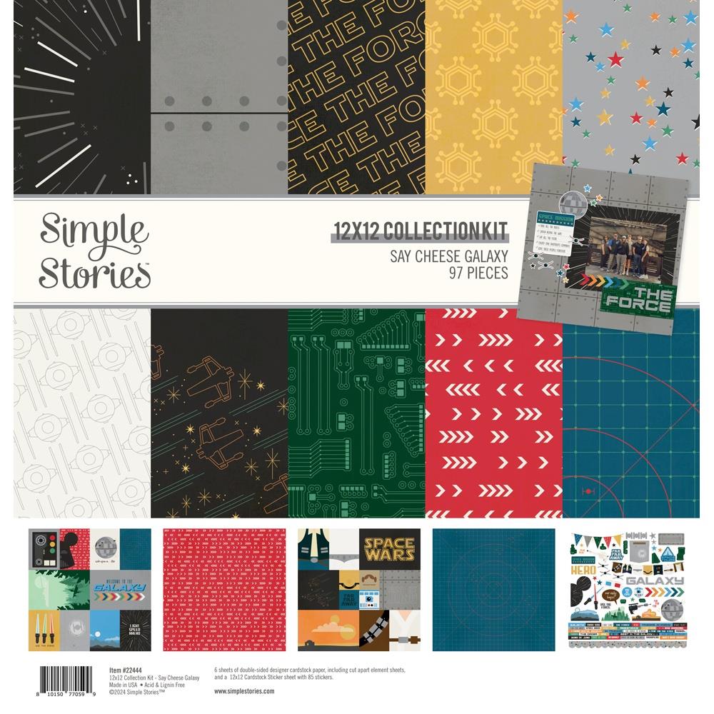 Simple Stories Collection Kit 12X12 - Say Cheese Galaxy