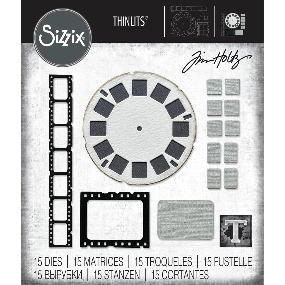 Sizzix Thinlits Dies By Tim Holtz - Vault Picture Show