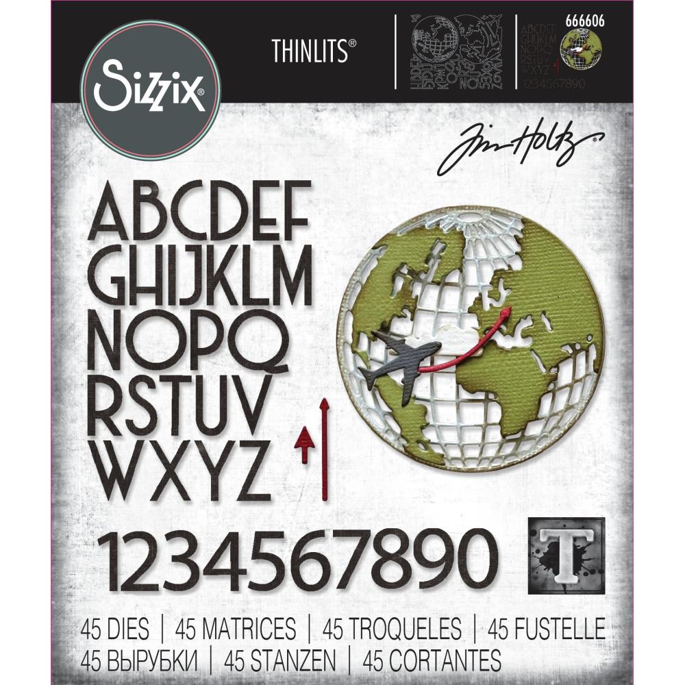 Sizzix Thinlits Dies By Tim Holtz - Vault World Travel