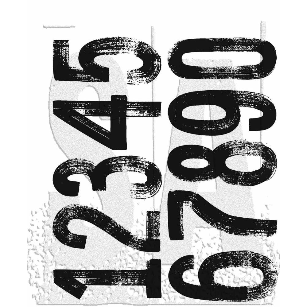 Tim Holtz Cling Stamps - Paint By Number