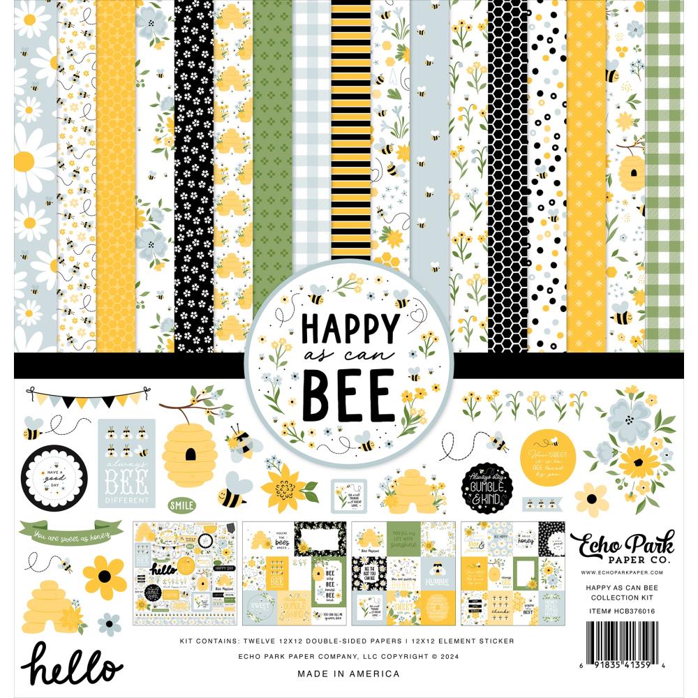 Echo Park Collection Kit 12x12 - Happy As Can Bee