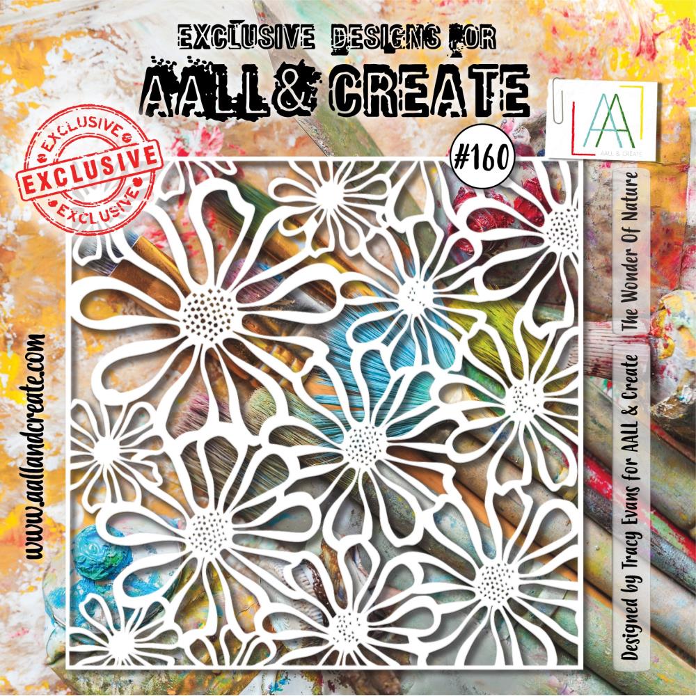 AALL And Create Stencil 6x6 - The Wonder Of Nature