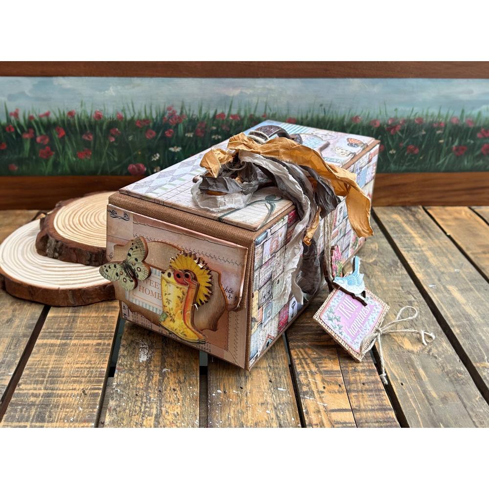 Stamperia Wooden Shapes A5 - GARDEN