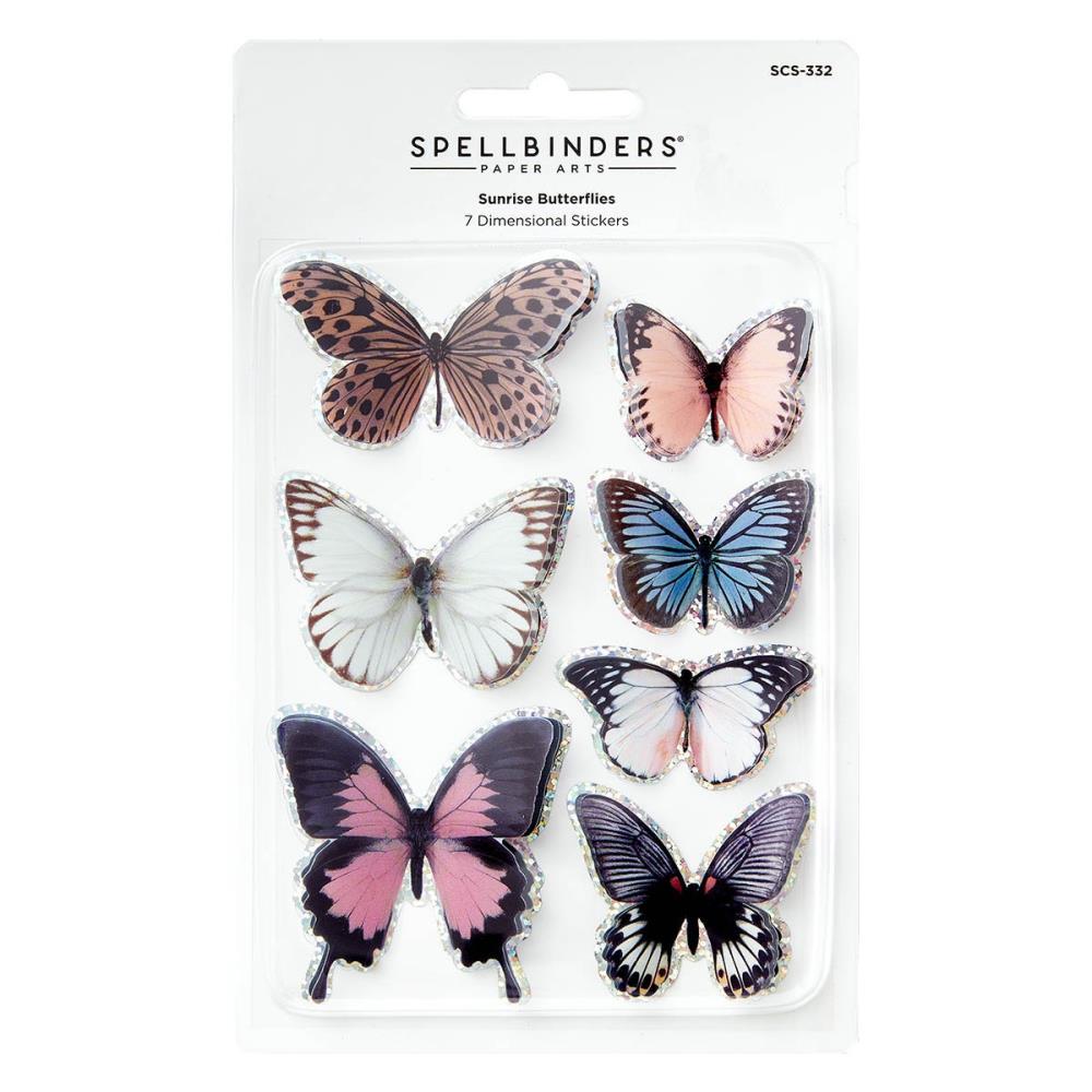 Spellbinders Timeless Stickers - Sunrise Butterflies