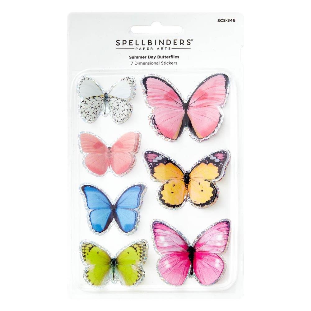 Spellbinders Timeless Stickers - Summer Day Butterflies