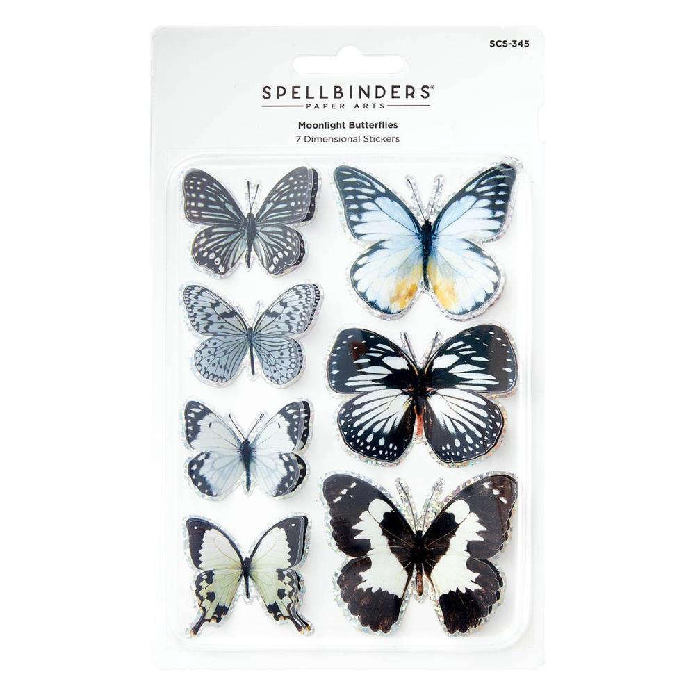 Spellbinders Timeless Stickers - Moonlight Butterflies