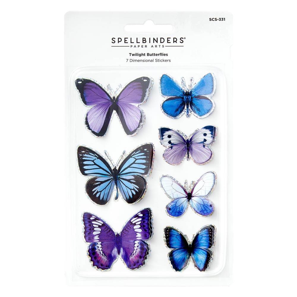 Spellbinders Timeless Stickers - Twilight Butterflies