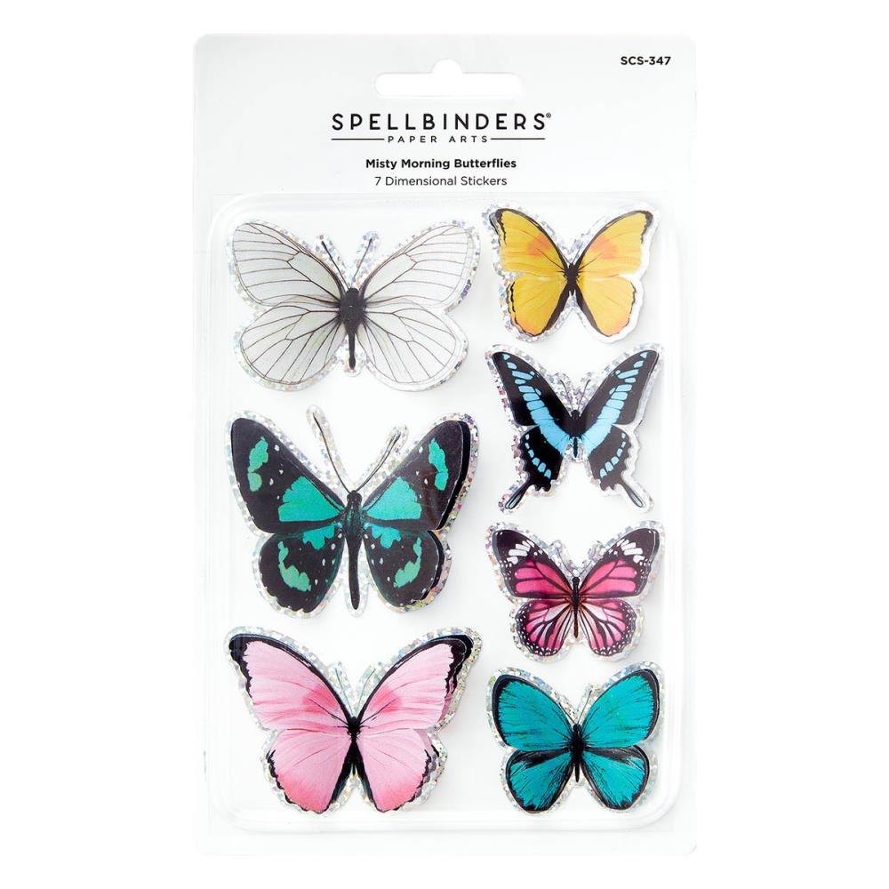 Spellbinders Timeless Stickers - Misty Morning Butterflies