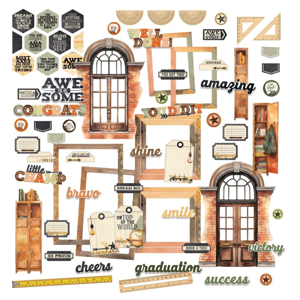 49 And Market Die-Cuts - Academia Elements