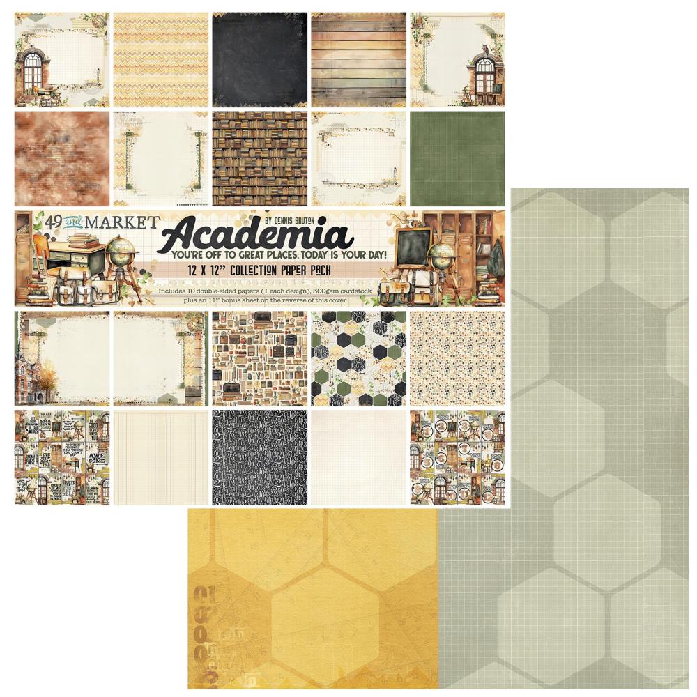49 And Market Collection Pack 12x12 - Academia