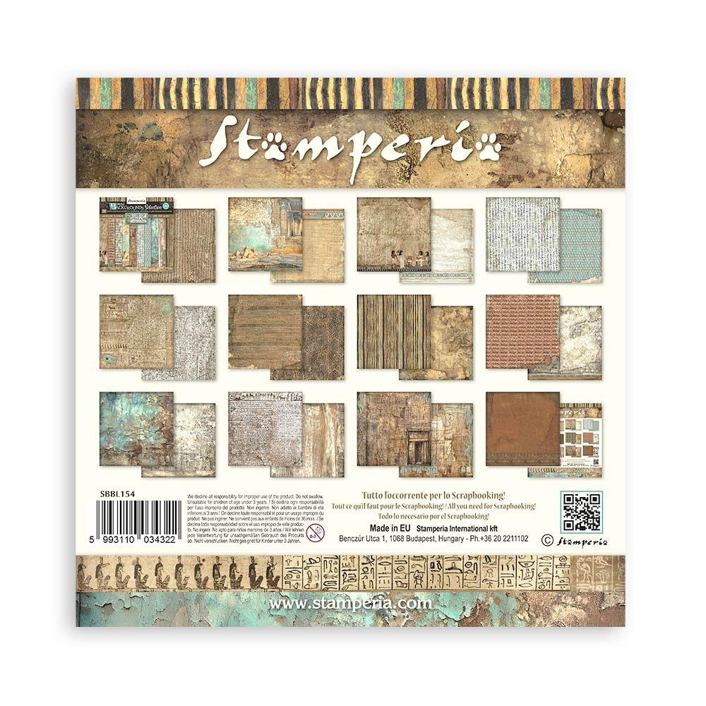 Stamperia Maxi Backgrounds Selection Double-Sided Paper Pad - 12x12 - Fortune