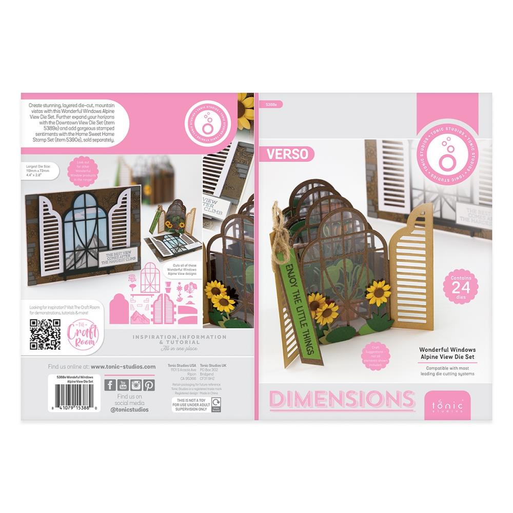 Tonic Studios Die Set - Wonderful Windows Alpine View