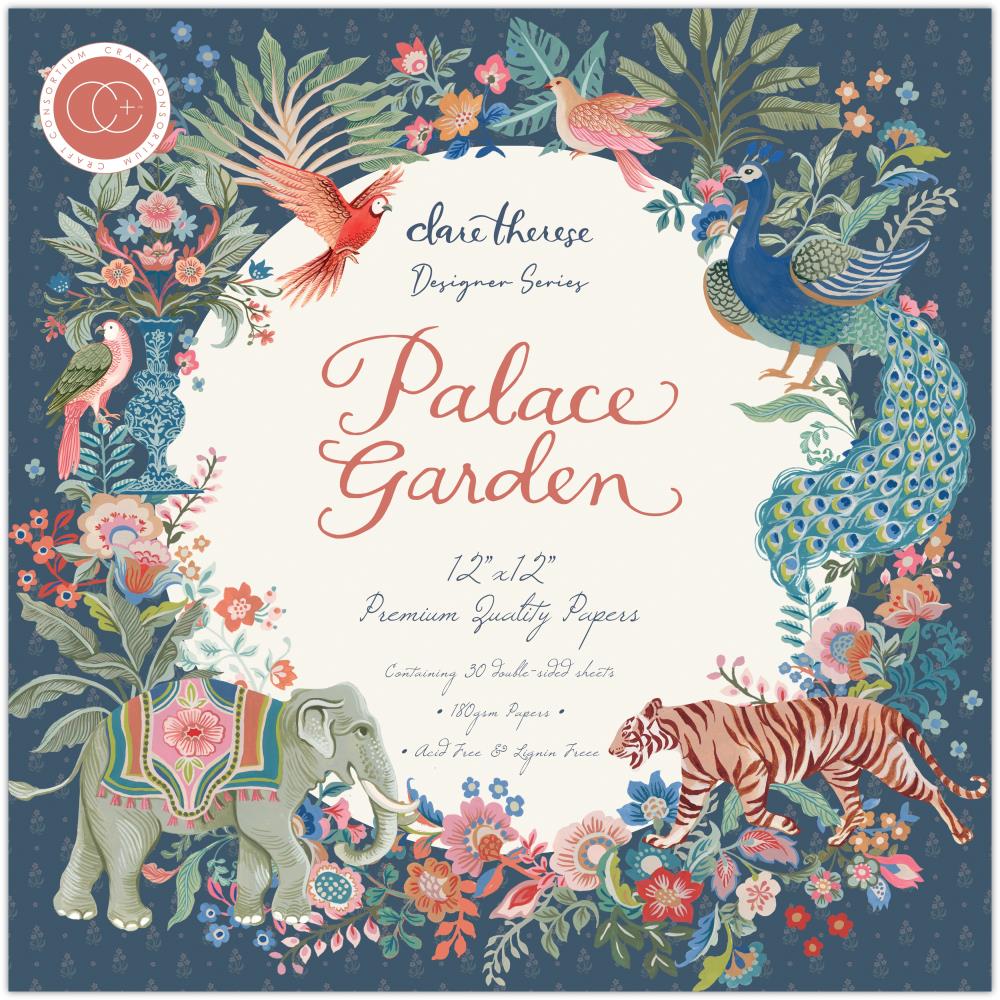 Craft Consortium Double-Sided Paper Pad 12X12 - Palace Garden