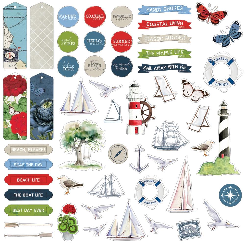 49 And Market Chipboard Set - Summer Porch