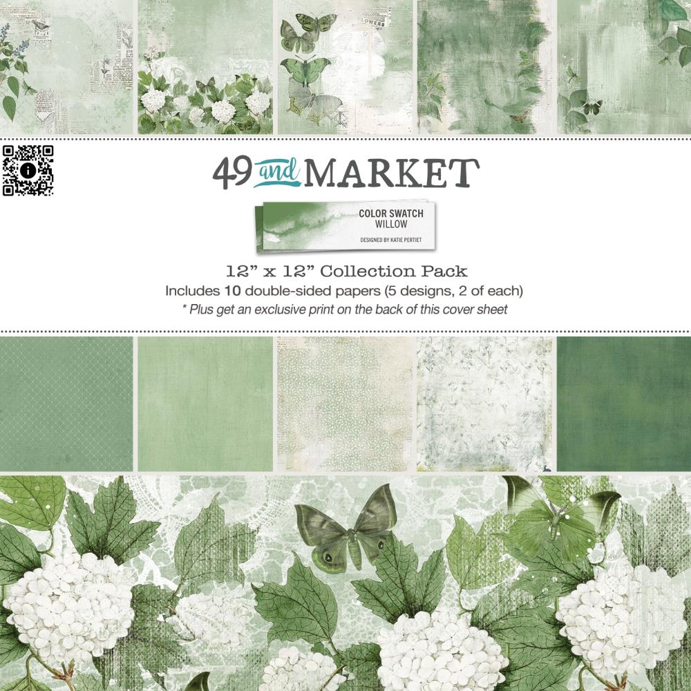 49 And Market Collection Pack 12x12 - Color Swatch: Willow
