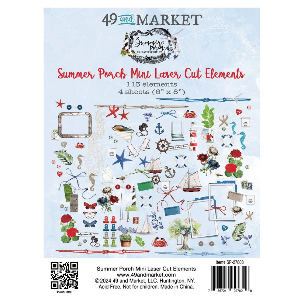 49 And Market - Mini Laser Cut Outs - By Sea Summer Porch