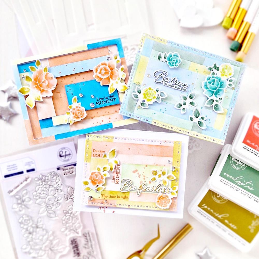 Pinkfresh Studio Stencils - Modern Rug