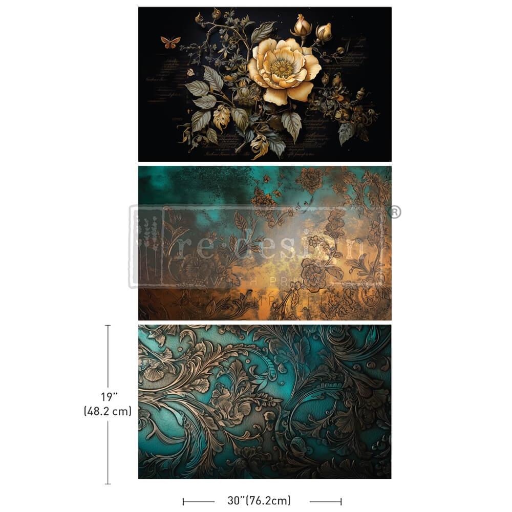 Prima Re-Design Decoupage Decor Tissue Paper - Petals Adorned