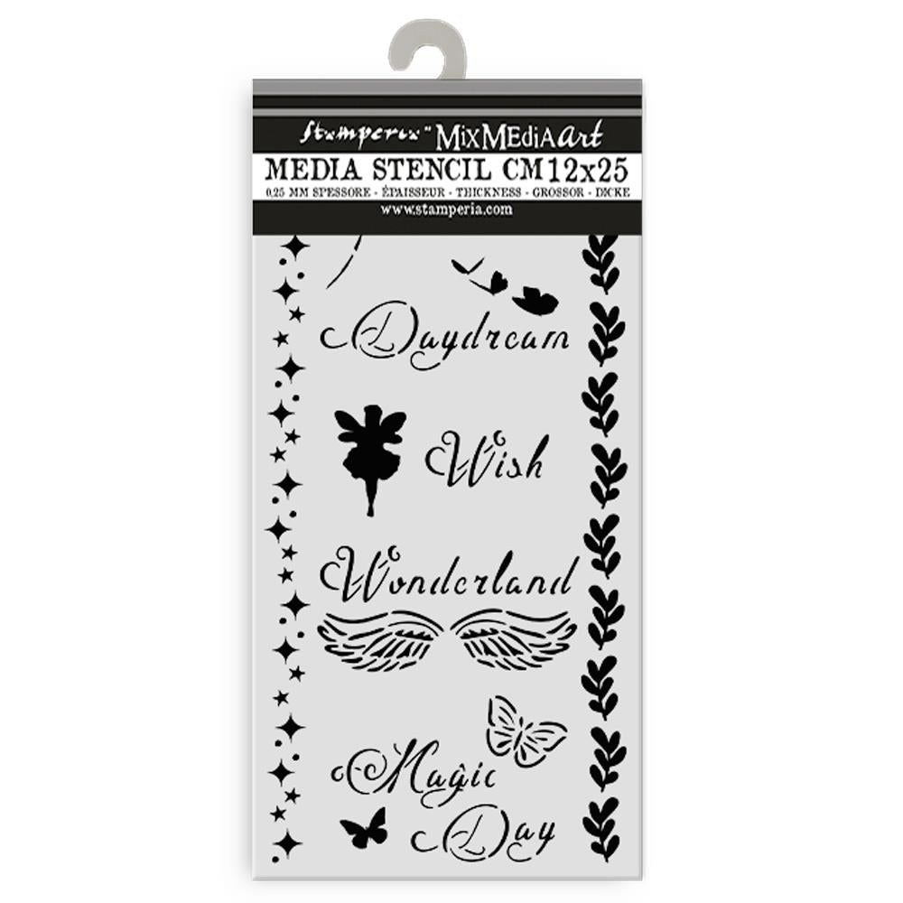 Stamperia Stencil 12cm x 25cm - Wonderland Magic Day