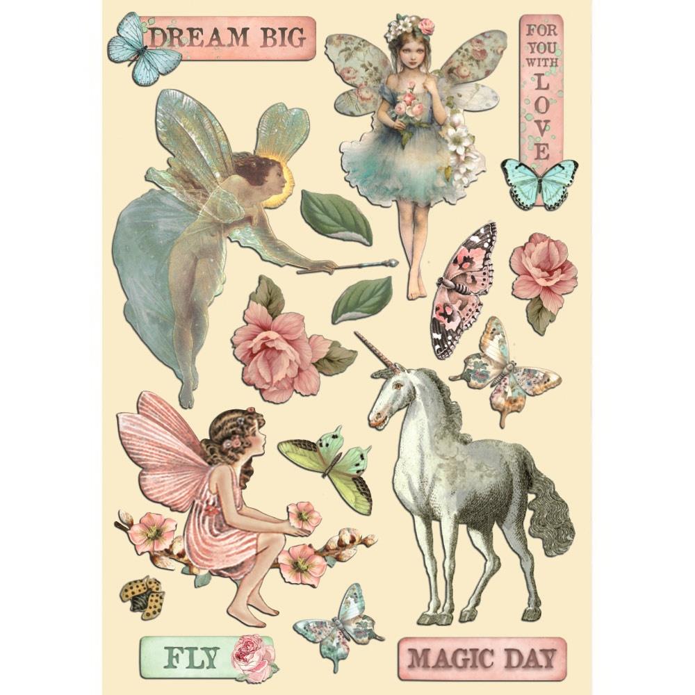 Stamperia Wooden Shapes A5 - Wonderland