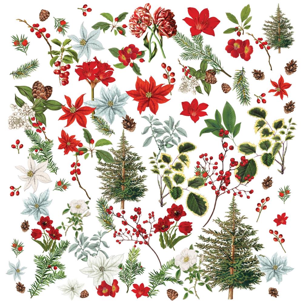 49 And Market Laser Cut Outs - Wildflowers Evergreen Season