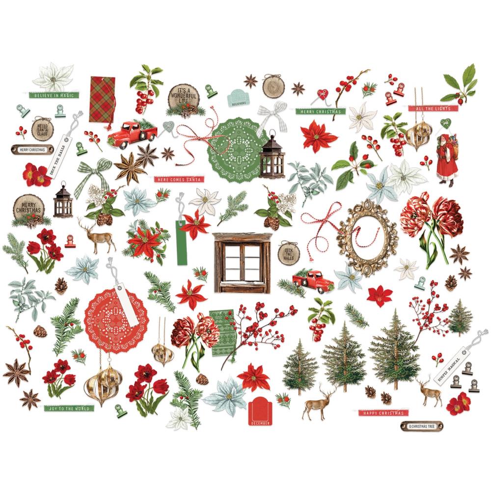 49 And Market - Mini Laser Cut Outs - Evergreen Season
