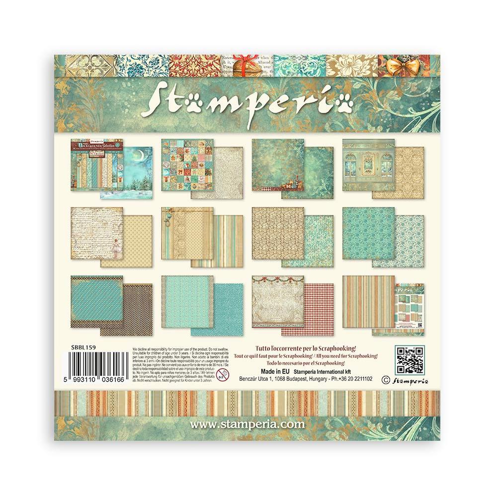 Stamperia Backgrounds Double-Sided Paper Pad 12x12 - The Nutcracker