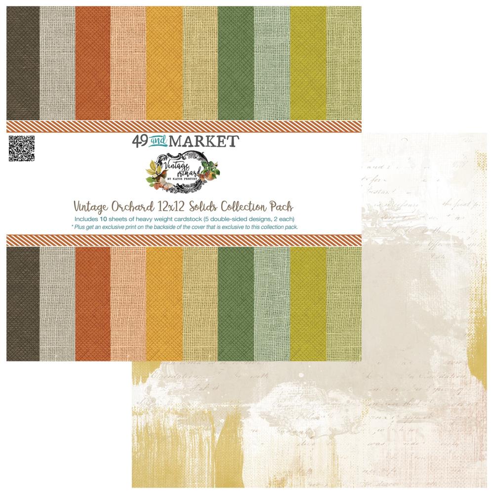49 And Market Collection Pack 12X12 - Vintage Orchard Solids