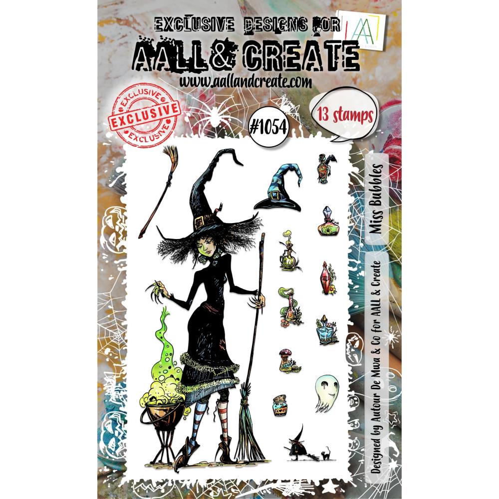 AALL And Create A7 Photopolymer Clear Stamp Set - Miss Bubbles