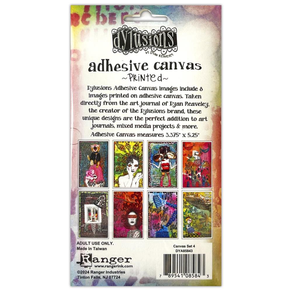 Dyan Reaveleys Dylusions Canvas Sheets - Images Set 4