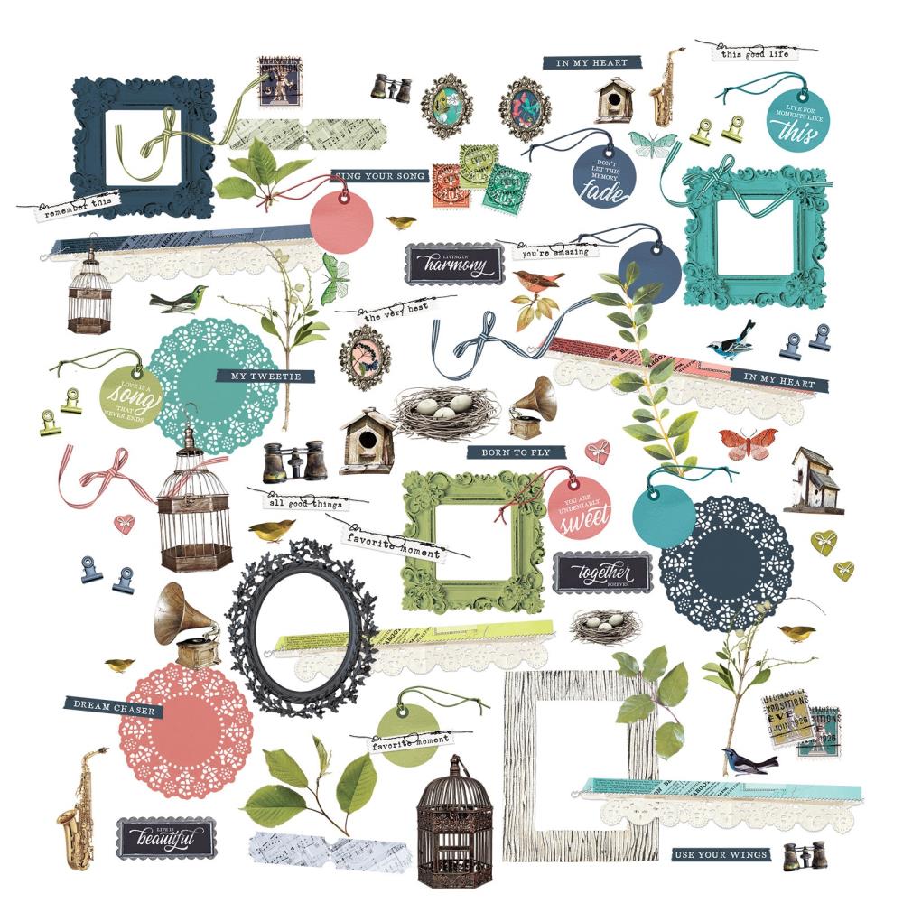 49 And Market Laser Cut Outs - Elements Birdsong