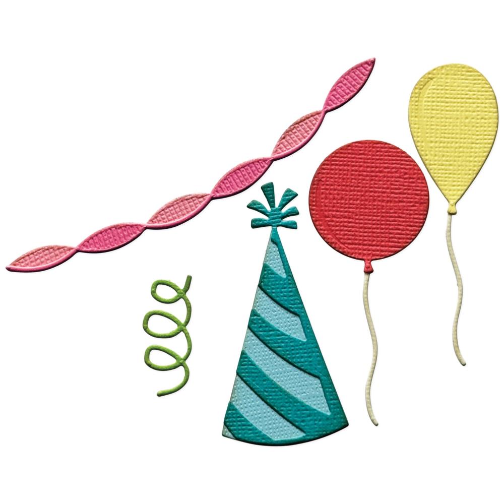 Sizzix Sidekick Texture Fades Embossing Folder By Tim Holtz - Birthday