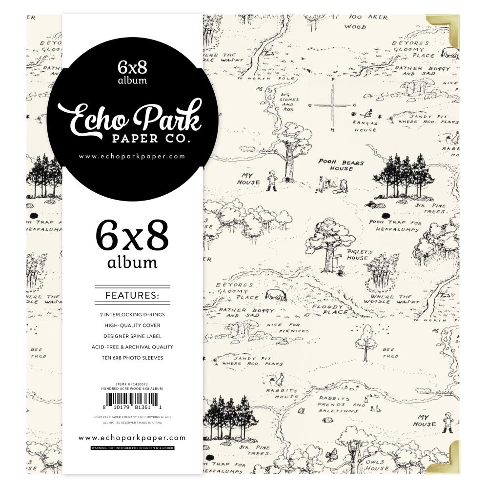 Echo Park The House at Pooh Corner Album 6x8 - Hundred Acre Wood