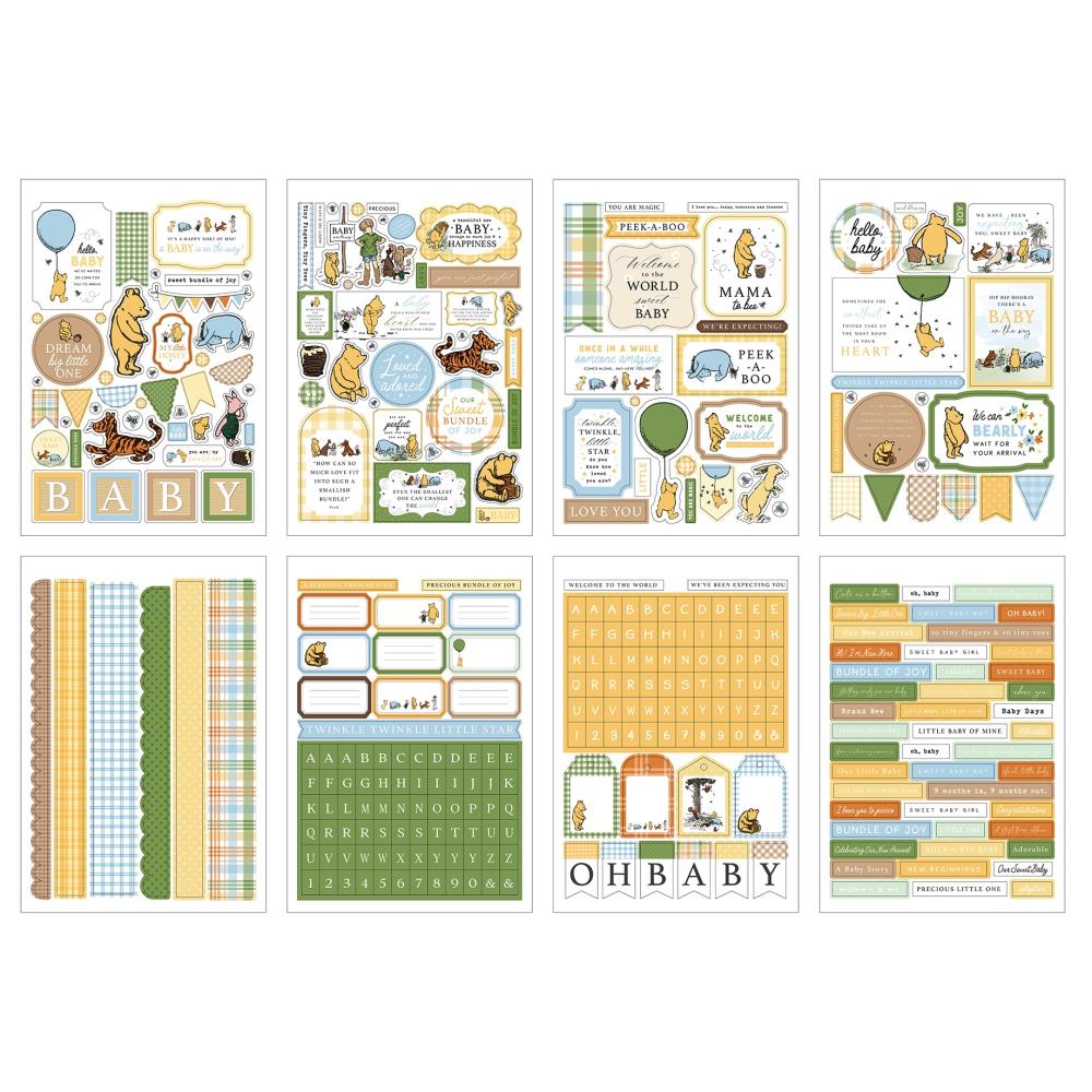 Echo Park Sticker Book - Winnie The Pooh Baby