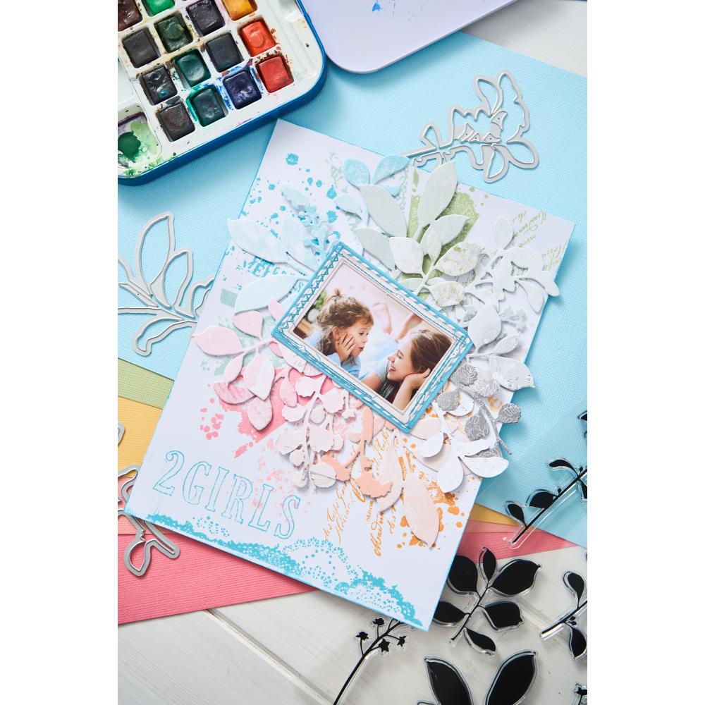 Sizzix Framelits Die Set By 49 & Market - Fine Stems 02