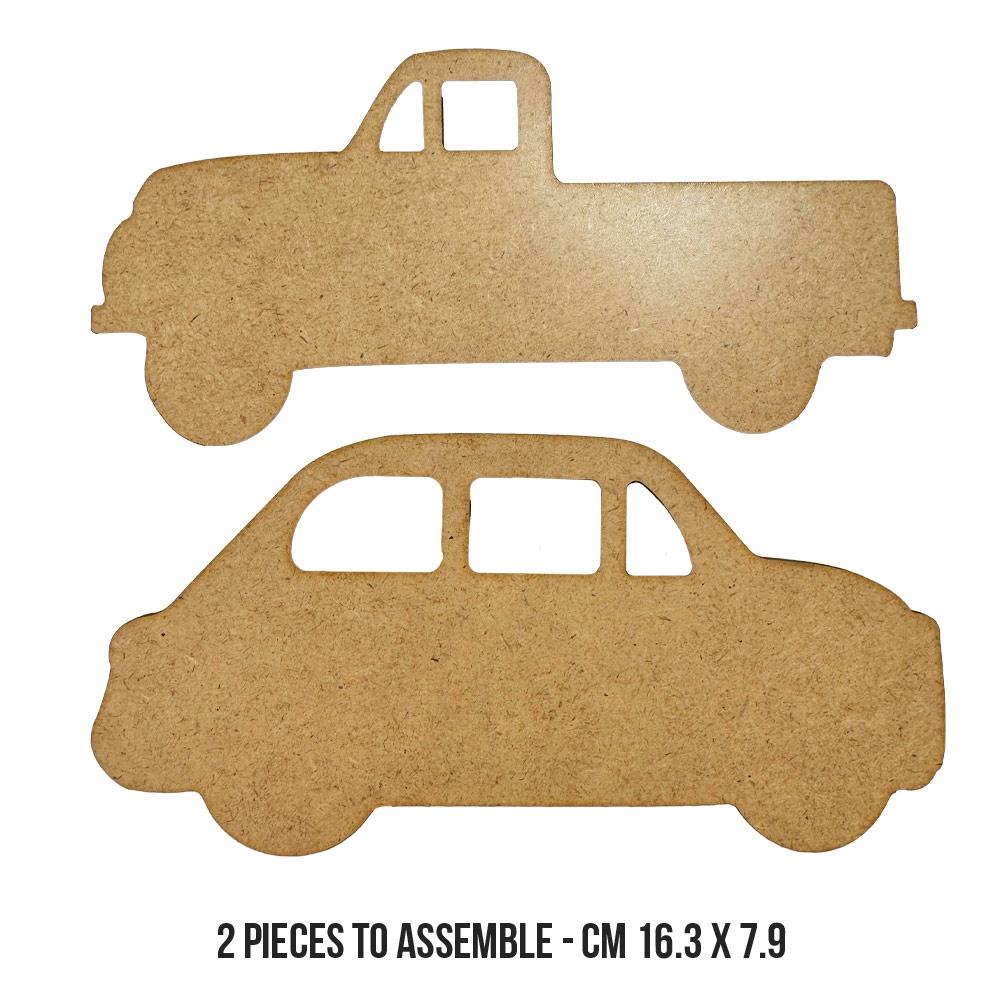 Stamperia Crafty Shapes - Art Of Travelling Cars And Truck