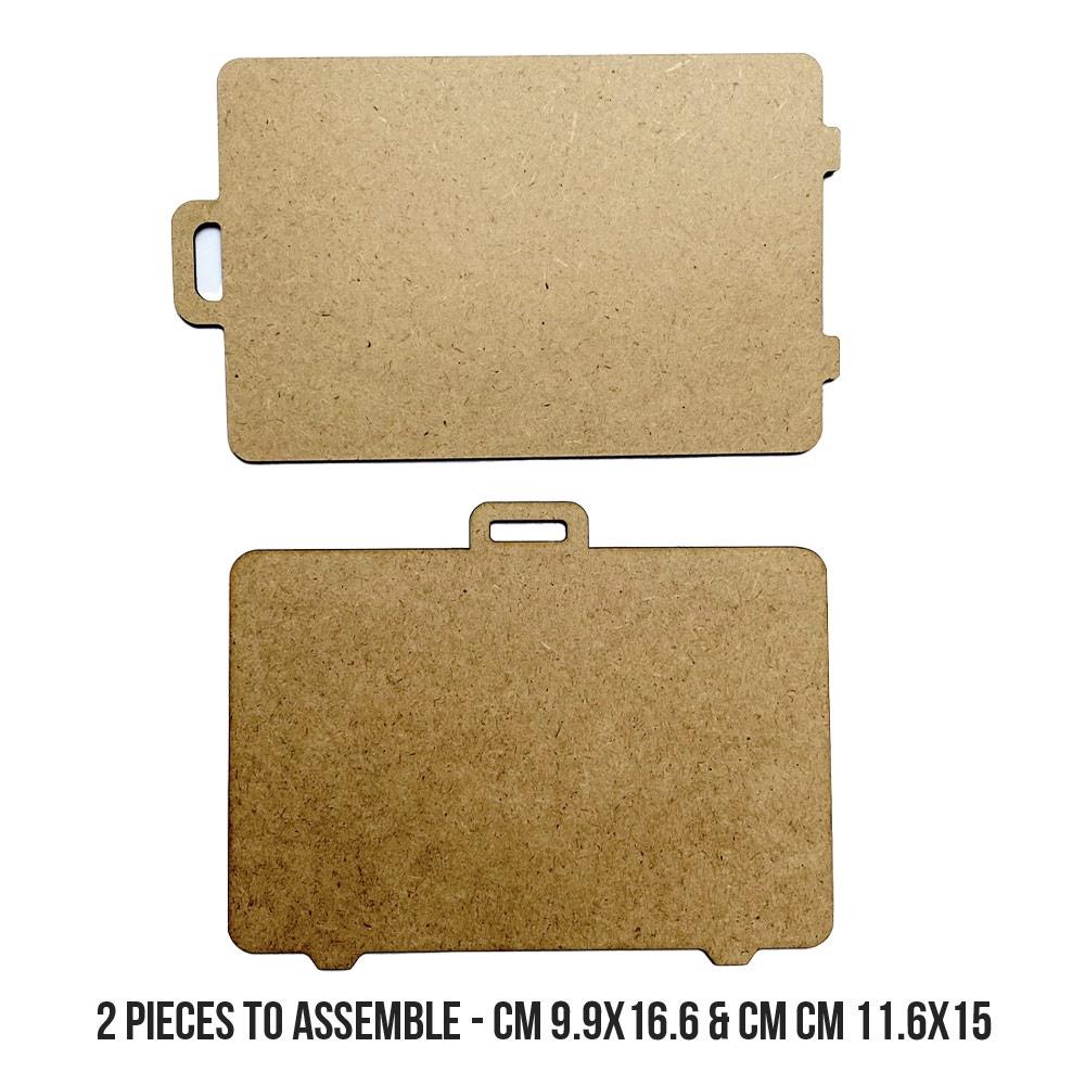 Stamperia Crafty Shapes - Art Of Travelling Suitcases