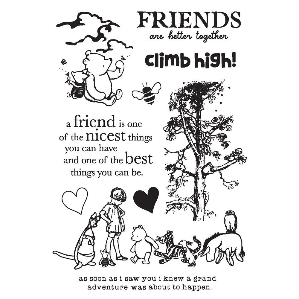 Simple Stories 4x6 Stamp - Say Cheese Classic Pooh - Better Together